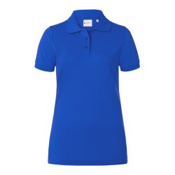 KARLOWSKY Damen Poloshirt BASIC Kurzarm Modern-Fit Royalblau