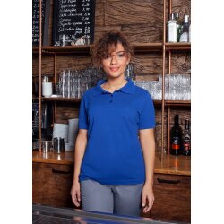 KARLOWSKY Damen Poloshirt BASIC Kurzarm Modern-Fit Royalblau