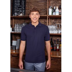 Karlowsky Herren Poloshirt BASIC Kurzarm Regular Fit-Marine