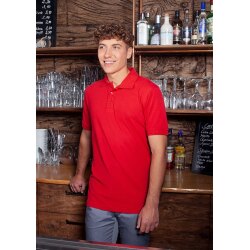 Karlowsky Herren Poloshirt BASIC Kurzarm Regular Fit-Rot