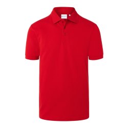 Karlowsky Workwear Herren Poloshirt BASIC Kurzarm Polokragen Regular Fit Baumwolle pflegeleicht formbeständig Rot