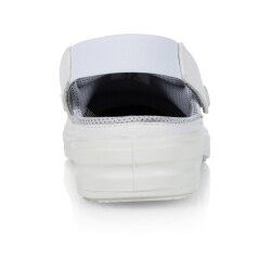 KARLOWSKY Sicherheitsschuh OXFORD Pantolette Stahlkappe Weiß