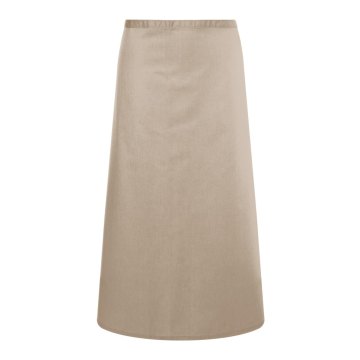 Karlowsky Bistroschürze IBIZA 110 x 90 cm unisex Polyester/Baumwollmix Sand
