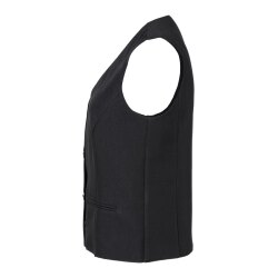 KARLOWSKY Damen Serviceweste BASIC V-Ausschnitt Schwarz