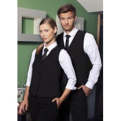 KARLOWSKY Herren Serviceweste BASIC V-Ausschnitt Schwarz