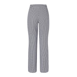 KARLOWSKY Damen Kochhose ANNEMARIE Baumwolle Schwarz Pepita