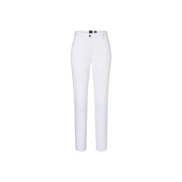 Karlowsky Damen 5-Pocket-Hose CLASSIC-STRETCH Modern Fit Bio-Baumwolle/Elasthanmix pflegeleicht nachhaltig Weiß