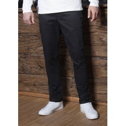 KARLOWSKY Herren Chinohose MODERN-STRETCH Modern-Fit Schwarz