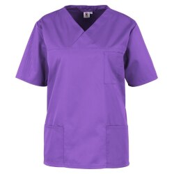 beb Basic Kasack Unisex Kurzarm Violett