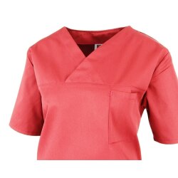 beb Basic Kasack Unisex Kurzarm Korall