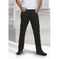 KARLOWSKY Herren Hose MANOLO 5-Pocket-Style Twill Schwarz