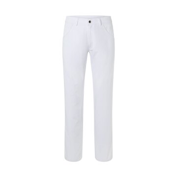 KARLOWSKY Herren Hose MANOLO 5-Pocket-Style Regular Twill Weiß