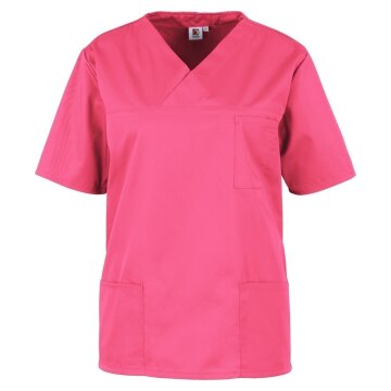 beb Basic Kasack Unisex Kurzarm Pink XXL