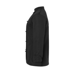 KARLOWSKY Damen Kochjacke AGATHE Stehkragen Modern-Fit Schwarz