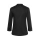 KARLOWSKY Damen Kochjacke AGATHE Stehkragen Modern-Fit Schwarz
