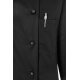 KARLOWSKY Damen Kochjacke AGATHE Stehkragen Modern-Fit Schwarz