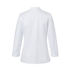 KARLOWSKY Damen Kochjacke AGATHE Stehkragen Modern-Fit Weiß