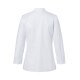 KARLOWSKY Damen Kochjacke AGATHE Stehkragen Modern-Fit Weiß