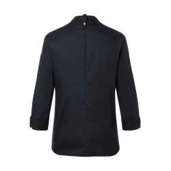 KARLOWSKY Damen Kochjacke NAOMI Druckknöpfe Modern-Fit Schwarz