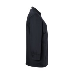 KARLOWSKY Damen Kochjacke NAOMI Druckknöpfe Modern-Fit Schwarz