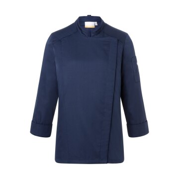 KARLOWSKY Damen Kochjacke NAOMI Druckknöpfe Modern-Fit Marine