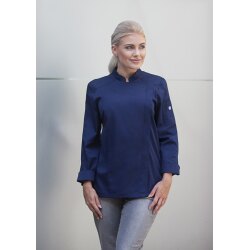 KARLOWSKY Damen Kochjacke NAOMI Druckknöpfe...