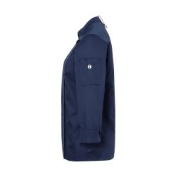 KARLOWSKY Damen Kochjacke NAOMI Druckknöpfe Modern-Fit Marine