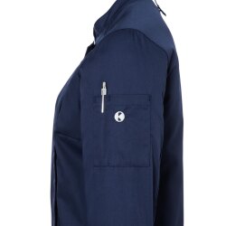 KARLOWSKY Damen Kochjacke NAOMI Druckknöpfe Modern-Fit Marine
