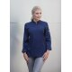 KARLOWSKY Damen Kochjacke NAOMI Druckknöpfe Modern-Fit Marine
