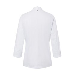 KARLOWSKY Damen Kochjacke NAOMI Druckknöpfe Modern-Fit Weiß