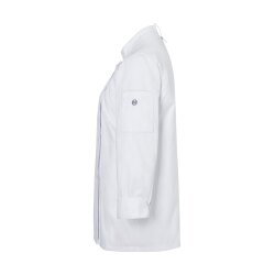 KARLOWSKY Damen Kochjacke NAOMI Druckknöpfe Modern-Fit Weiß