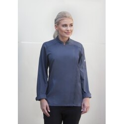 KARLOWSKY Damen Kochjacke NAOMI Druckknöpfe...