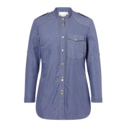 KARLOWSKY Damen Kochhemd JEANS-STYLE Druckknöpfe...