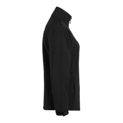 KARLOWSKY Damen Softshelljacke CLASSIC Reißverschluß Schwarz