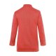 KARLOWSKY Damen Kochjacke JEANS-STYLE Druckknöpfe Modern-Fit Rot