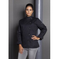 KARLOWSKY Damen Kochjacke LARISSA Druckknöpfe...