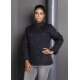 KARLOWSKY Damen Kochjacke LARISSA Druckknöpfe Modern-Fit Schwarz