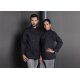 KARLOWSKY Damen Kochjacke LARISSA Druckknöpfe Modern-Fit Schwarz