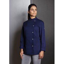 KARLOWSKY Damen Kochjacke LARISSA Druckknöpfe...