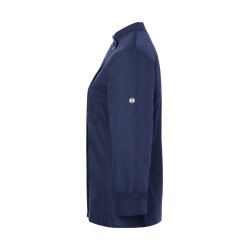 KARLOWSKY Damen Kochjacke LARISSA Druckknöpfe Modern-Fit Marine