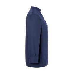 KARLOWSKY Damen Kochjacke LARISSA Druckknöpfe Modern-Fit Marine