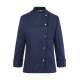 KARLOWSKY Damen Kochjacke LARISSA Druckknöpfe Modern-Fit Marine