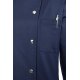KARLOWSKY Damen Kochjacke LARISSA Druckknöpfe Modern-Fit Marine