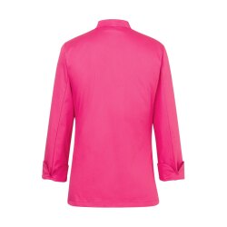 KARLOWSKY Damen Kochjacke LARISSA Druckknöpfe Modern-Fit Pink