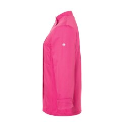 KARLOWSKY Damen Kochjacke LARISSA Druckknöpfe Modern-Fit Pink
