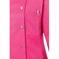 KARLOWSKY Damen Kochjacke LARISSA Druckknöpfe Modern-Fit Pink