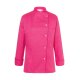KARLOWSKY Damen Kochjacke LARISSA Druckknöpfe Modern-Fit Pink