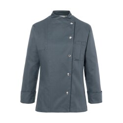 KARLOWSKY Damen Kochjacke Druckknöpfe Modern-Fit...