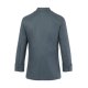 KARLOWSKY Damen Kochjacke Druckknöpfe Modern-Fit Anthrazit