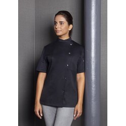 KARLOWSKY Damen Kochjacke GRETA Kurzarm Druckknöpfe...